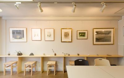 レンタルアートゾーンKomore-bi ギャラリー兼多目的スペースの室内の写真