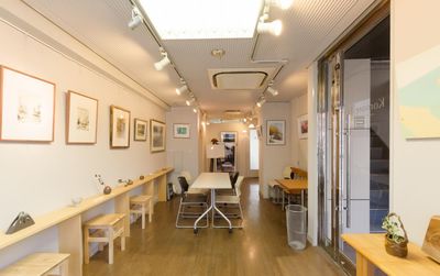 レンタルアートゾーンKomore-bi ギャラリー兼多目的スペースの室内の写真