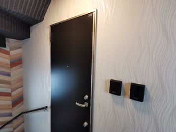 エントランスドアです。 - Hikario新宿 ワークスペース２０１の室内の写真