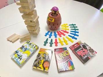 ボードゲーム無料貸し出し中！ - キャトル＠名駅 レンタルスペースの設備の写真