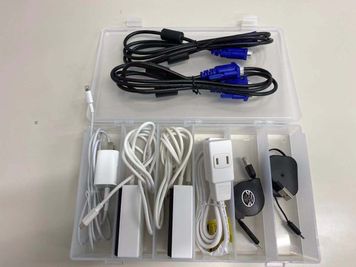 HDMIケーブル、iPhone用充電ケーブル、type-Cケーブル - よこすか研修センター 貸し会議室2の設備の写真