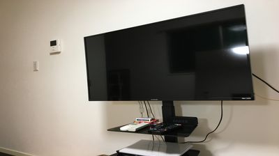 ４３型テレビです。
 - ルームス フリー　多目的スペースの設備の写真