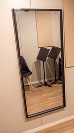大型の鏡。全身を確認することができます。 - ワオン・スタジオ 横浜 Bスタジオ（シンプルな４畳）の室内の写真