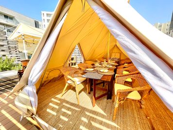 開放的なスペース。 - レンタルBBQグランピングスペース L1P Glamping 【撮影用プラン】レンタルBBQグランピングスペースの室内の写真