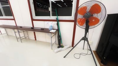 大型扇風機 - スタジオサフラン ＜Bスタ＞天井の高い広々としたバレエスタジオ🩰の設備の写真