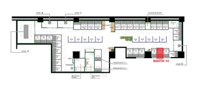 【BOOTH14】はこちらです。 - PERSONAL SUITE 吉祥寺 ＜BOOTH14＞半個室空間※音漏れ対策実施中※の設備の写真