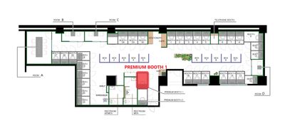 【PREMIUM BOOTH 1】はこちらです。 - PERSONAL SUITE 吉祥寺 ＜PREMIUM BOOTH1＞上下可動式の机をご用意♪の設備の写真