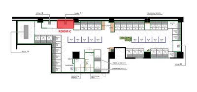 【ROOM C（1～2名）】はこちらです。 - PERSONAL SUITE 吉祥寺 【ROOM C】1～2名で利用できる完全個室！の設備の写真