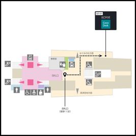 八千代緑が丘駅の構内図 - CocoDesk [QO-01] 八千代緑が丘駅　北口付近　１番ブース CocoDesk [QO-01]のその他の写真