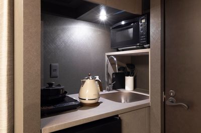 備付キッチン - FAV HOTEL KUMAMOTO エグゼクティブバンク【203】の設備の写真