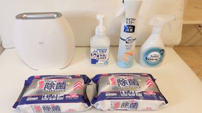 除菌消臭機とアルコールスプレーなど除菌グッズもご用意しております。 - BP秋葉原ビル ナチュラルスペース秋葉原の設備の写真