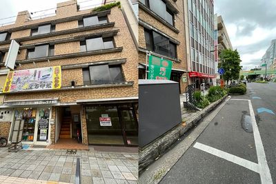 建物外観と前面道路パーキングメーター - 【ユルト大宮】3F大宮門街近くの隠れ家的レンタルスペース ユルト大宮3Fの室内の写真