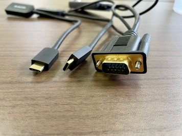 【VGA、タイプCのHDMI変換機もご用意しております】 - TIME SHARING 秋葉原 和泉ビル 205の設備の写真