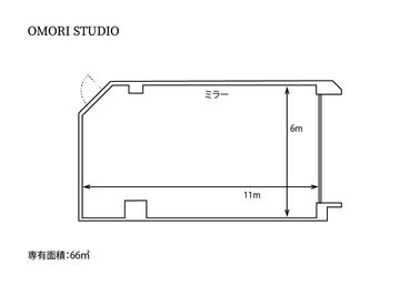 OMORI STUDIO 【深夜パック】OMORIレンタルスタジオの室内の写真