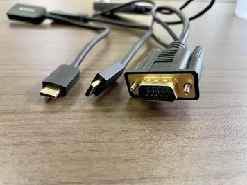 【VGA、タイプCのHDMI変換機もご用意しております】 - TIME SHARING 渋谷神南 3Cの設備の写真