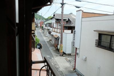 2階からの商店街の景色 - 【兵庫県】築87年の古民家リノベスペース！ 【古民家】築87年の古民家！の外観の写真