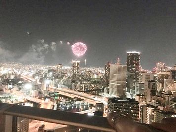 レンタルタワースペース 阿波座  絶景ビューと夜景のタワマンお洒落スペース＃タワマン＃33階＃夜景の室内の写真