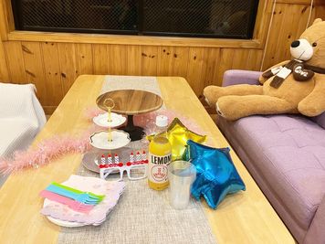 パーティグッズご利用可能です。 - Cozy-Room キッチン付レンタルスペースの設備の写真