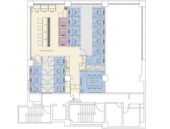 H¹T戸越銀座（サテライト型シェアオフィス） ROOM W 10の室内の写真