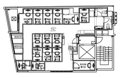 H¹T長津田（サテライト型シェアオフィス） ROOM W 03の室内の写真