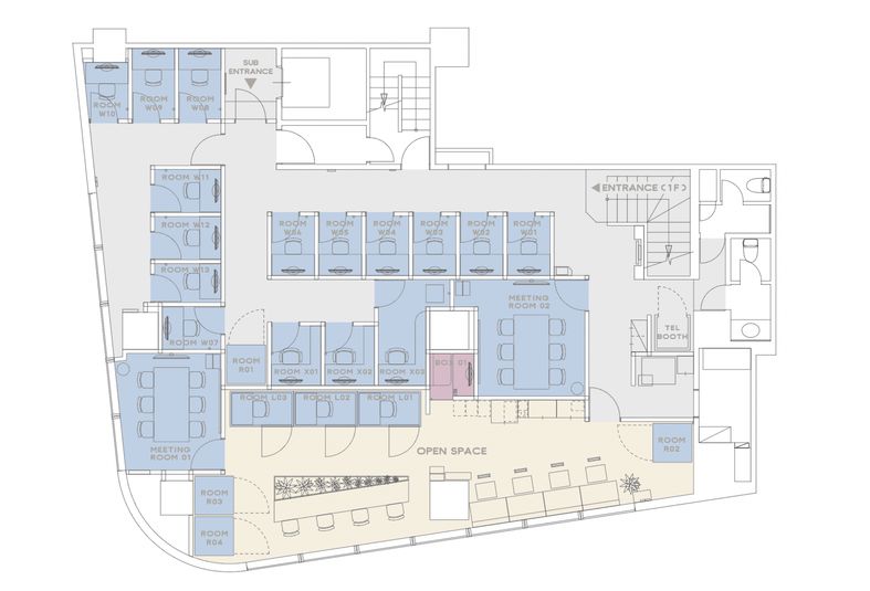 ROOM R 03 - H¹T赤羽(サテライト型シェアオフィス)