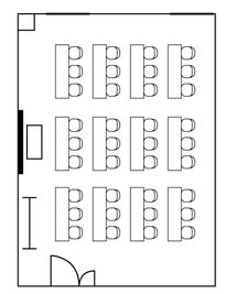 天満ガーデン　Tenma Garden 大会議室1/2の室内の写真