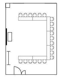 天満ガーデン　Tenma Garden 大会議室1/2の室内の写真