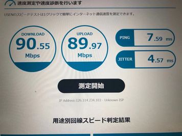 ソフトバンクのVDSL(光回線と電話回線の混合）ですが、インターネット速度は安定しています。海外youtuberのLIVE配信利用実績あり！ - スエスペース東新宿のその他の写真