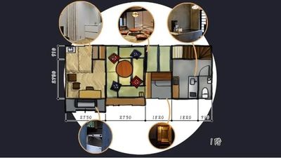 【1階】
更衣・メイクルーム、居間、キッチン、トイレがあります。 - 379_むすべや日本橋まどか レンタルスペースの室内の写真