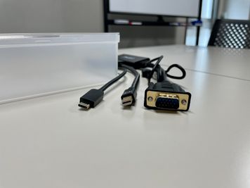 【VGA、タイプC、ThunderboltのHDMI変換機もご用意しております】 - TIME SHARING 三越前 斉丸日本橋ビル 3Aの室内の写真