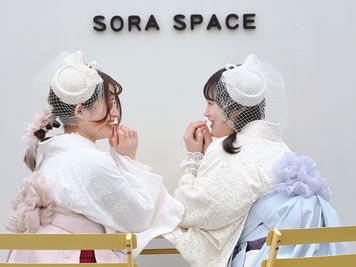 SORA SPACE ホテルイマジン京都の屋上 ＜SORA SPACE ＞ホテルイマジン京都ルーフトップの室内の写真