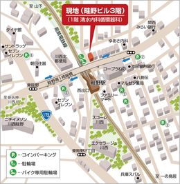 MAP - CoWorks24うねの駅前店 レンタルデスクプランのその他の写真