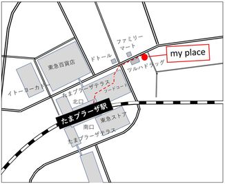 近くにコンビニあります。 - my place たまプラーザ 田園都市線 駅近のテレワークスペース、ヨガ・バイオリンのレッスンの室内の写真