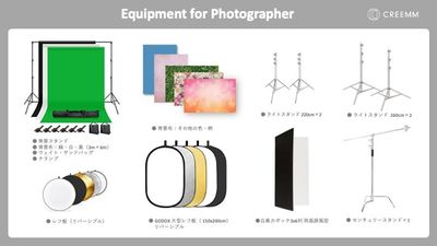 無料撮影機材：利用後は必ず元の場所にお戻しください - studio CREEMM 撮影機材完備のDesigner's studio CREEMMの室内の写真