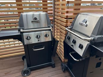 本格アメリカンBBQグリル - kaminoge CAMP kaminoge CAMP ルーフトップバルコニー付き　BBQ可の設備の写真