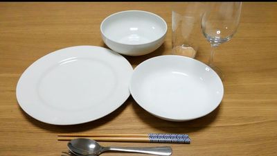 【設備・備品】6人前の食器類：大皿・小皿・深皿・グラス・カトラリー - TAKADA＋n 【2～4名様プラン】の設備の写真