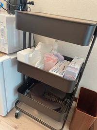 施術で使うものを乗せてご利用下さい
室内移動OK
1段目の備品は使用不可です - Nonon 〜healing salon〜　 Nonon 〜healing salon〜の設備の写真