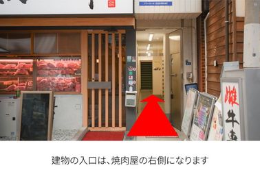 建物入り口 - dot bridge心斎橋 ドットブリッジ心斎橋の入口の写真