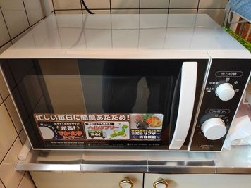 電子レンジです。 - お気軽スペースHARU　武ステーション　パーティースペース お気軽スペースHARU　武ステーション パーティースペースの設備の写真