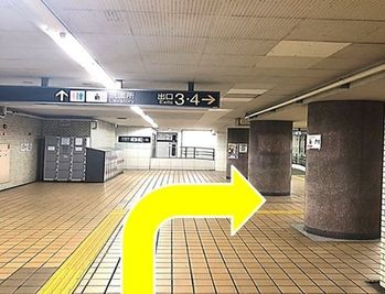 大須観音駅の改札から直進し、出口3•4看板を右折します。 - Oscar レンタルスペース：Oscar【オスカー】の外観の写真