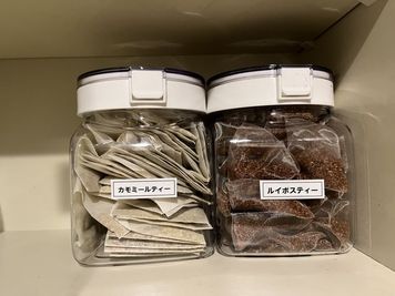 ドリンクティーパック備品あり。（無料利用可） - レンタルサロンciel（シエル）柏の設備の写真