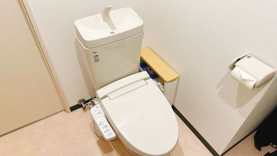 温水機能付きトイレです。
サニタリールームには掃除機、スタジオ備品お着替えもできるスペースもあります。 - DEAR淡路町 🎉推し活を応援💝PremiumSuiteStudio🎀の設備の写真