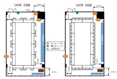 ふれあい貸し会議室 飯田橋新陽 ふれあい貸し会議室 飯田橋B リロの会議室の室内の写真