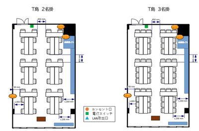 ふれあい貸し会議室 飯田橋新陽 ふれあい貸し会議室 飯田橋B リロの会議室の室内の写真