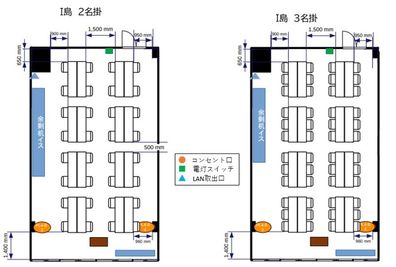 ふれあい貸し会議室 飯田橋新陽 ふれあい貸し会議室 飯田橋C リロの会議室の室内の写真