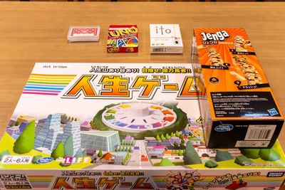 ボードゲーム（ito、UNO、トランプ、人生ゲーム、ジェンガ クラシック） - dot bridge志木  ドットブリッジ志木の設備の写真