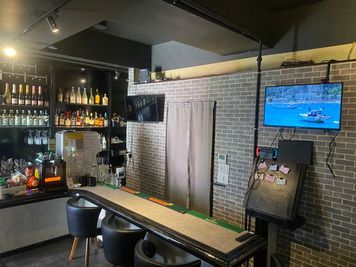 充実設備　カラオケ利用可 - BAR5151 用途多数‼︎ バー業態レンタルスペース の室内の写真