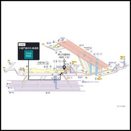 押上駅の構内図 - CocoDesk [JJ-02] 押上駅　半蔵門線改札横通路　２番ブース CocoDesk [JJ-02]のその他の写真