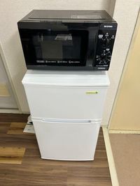 冷蔵庫、電子レンジ完備！
ご自由にお使いください。
※使用後は清掃をお願いします。 - ホームシアター博多の設備の写真