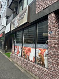 1階に保護ネコカフェがあります。 - なごみサロン　大久保2号店の外観の写真